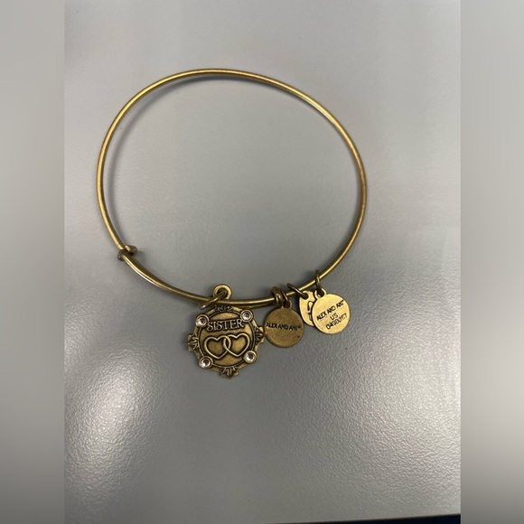 Alex and Ani Jewelry - silvertone alex and ani sister bracelet.